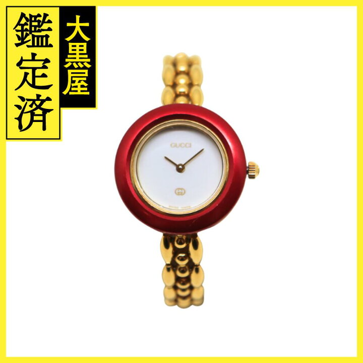 楽天市場】GUCCI グッチ 腕時計 チェンジベゼル 11/12 ホワイト文字盤  