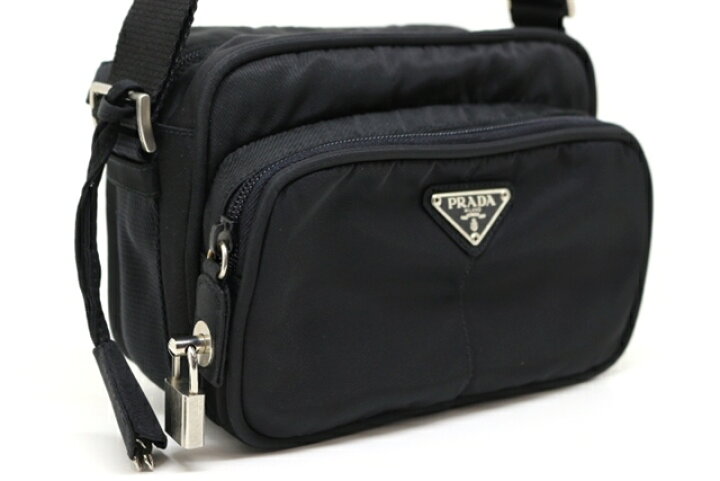 楽天市場】PRADA プラダ ショルダーバッグ ブラック ナイロン B7560 