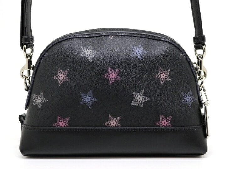 楽天市場】COACH コーチ バッグ ショルダーバッグ 星柄 ブラック 