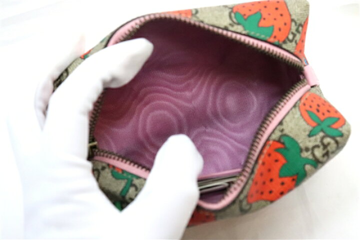 楽天市場】GUCCI グッチ 小物 ポーチ GGスプリーム キャンバス  