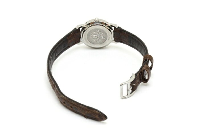 楽天市場】HERMES エルメス クリッパー CL4.210 ステンレス/革ベルト  