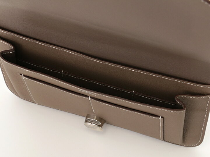 楽天市場】HERMES エルメス ドゴンGM エトゥープ ヴォースイフト 