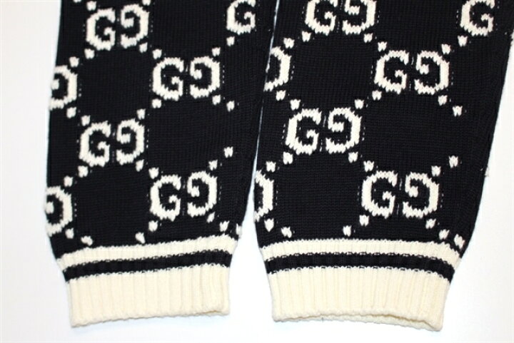 楽天市場】GUCCI グッチ GG＆ストライプ ニット カーディガン 523048 