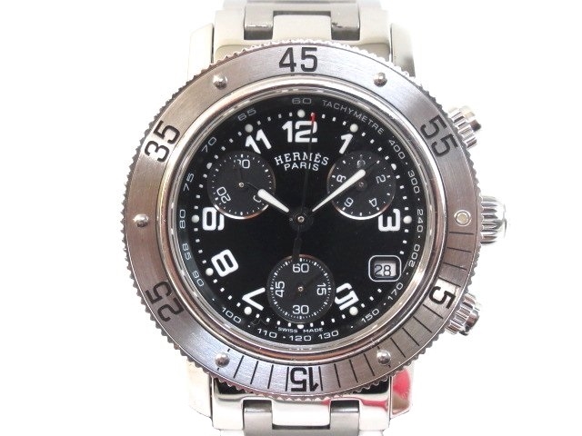 クリッパークロノグラフ レデイ―ス腕時計 修理必要 55％以上節約