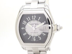 Cartierカルティエ時計ロードスターLMオートマチック自動巻きグレー／シルバー【432】