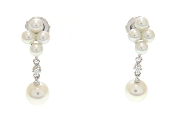 楽天市場】MIKIMOTO ミキモト 貴金属・宝石 ピアス PE-768BU K18  