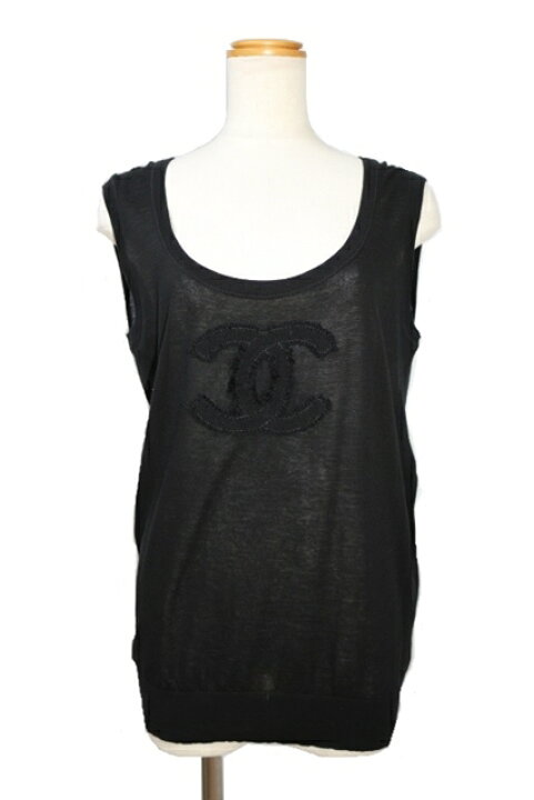 楽天市場】CHANEL シャネル タンクトップ ニット レディース38  