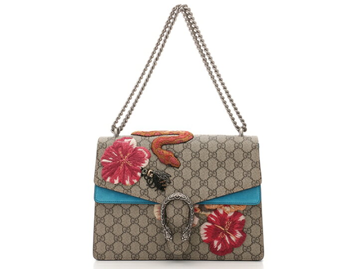 楽天市場】GUCCI グッチ ディオニュソスショルダーバッグ ヘビ ハチ 花 