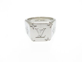 LOUIS VUITTON 　ルイヴィトン　アクセサリー　 リング 　シグネットリング 　モノグラム　Lサイズ　 21号　SS　M62488　【430】【中古】【大黒屋】