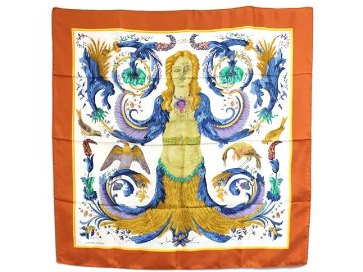 楽天市場】HERMES エルメス カレ90 スカーフ CERES 女神ケレス  