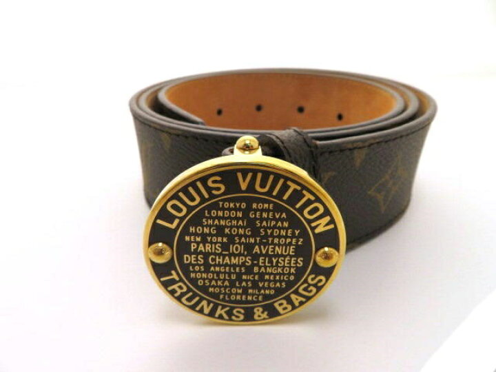 楽天市場】LOUIS VUITTON ルイヴィトン ベルト サンチュール T&B  