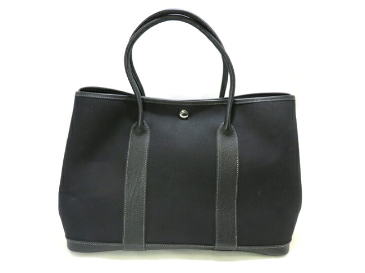 楽天市場】HERMES エルメス トートバッグ ガーデンパーティPM ブラック  