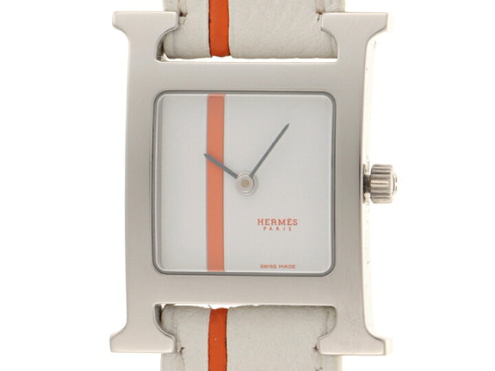 楽天市場】HERMES エルメス Hウォッチ HH1.210 クォーツ ステンレス 革  
