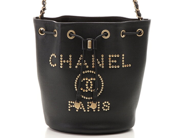 楽天市場】CHANEL シャネル ショルダーバッグ ドーヴィル ロゴスタッズ  