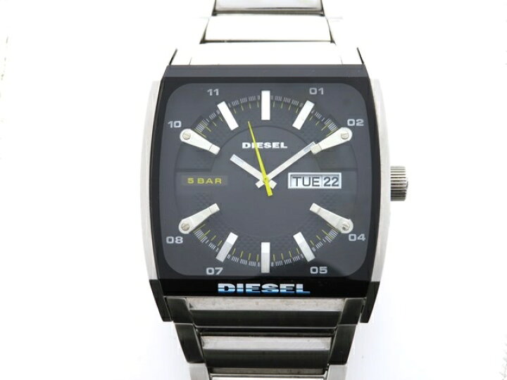 楽天市場】【送料無料】DIESEL ディーゼル DZ1252 スクエア ステンレス 