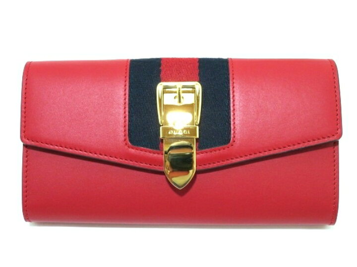 楽天市場】GUCCI グッチ 長財布 シルヴィコンチネンタルウォレット 