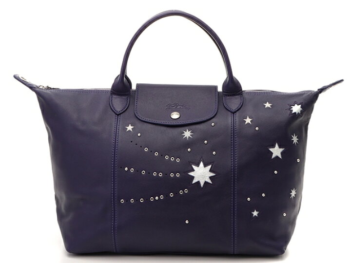 楽天市場】LONGCHAMP ロンシャン 星柄2wayショルダーバッグ パープル  