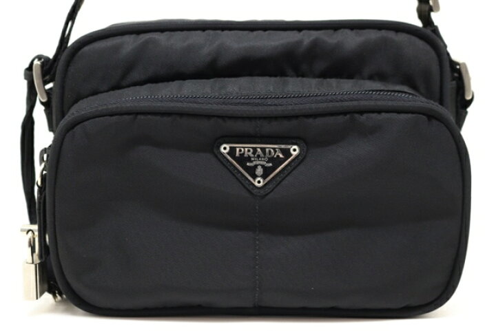 楽天市場】PRADA プラダ ショルダーバッグ ブラック ナイロン B7560 