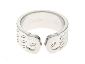 当店限定ポイント 倍 高額クーポン配布中 詳細はバナーまで カルティエ C2リング 51 2000年 クリスマス限定 リング 指輪 K18ホワイトゴールド レディース 中古 Cartier Fitzfishponds Com