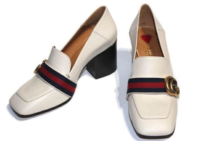楽天市場】GUCCI グッチ パンプス レザー ホースビット ミッドヒール  