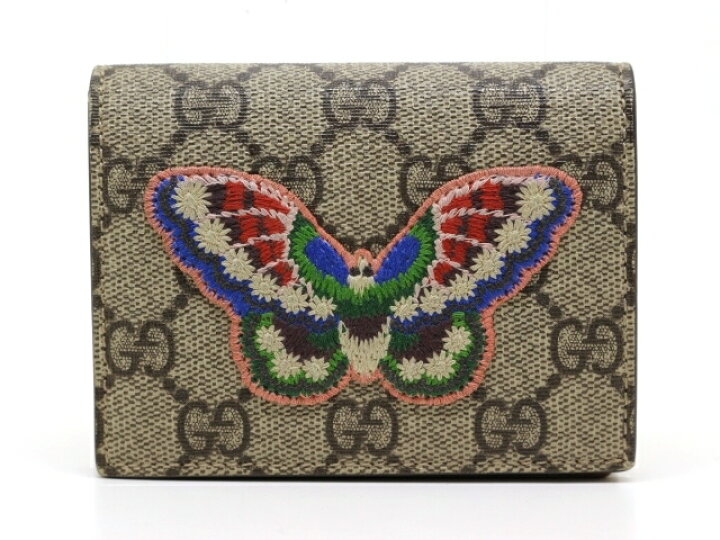 楽天市場】GUCCI グッチ サイフ・小物 2つ折り財布 GGスプリーム 