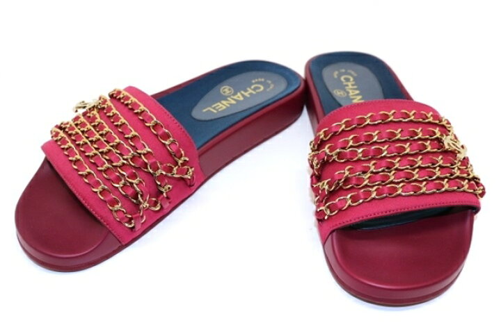 楽天市場】CHANEL シャネル サンダル レディース 37 約23.5cm  