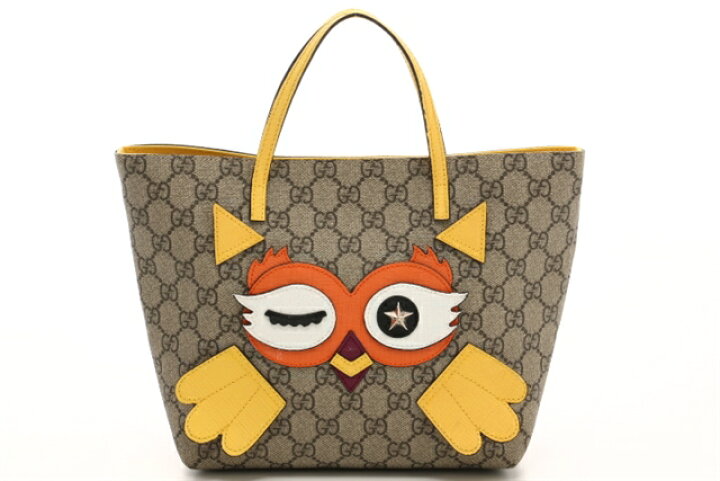 楽天市場】GUCCI グッチ GGスプリーム チルドレンズ フクロウトート  