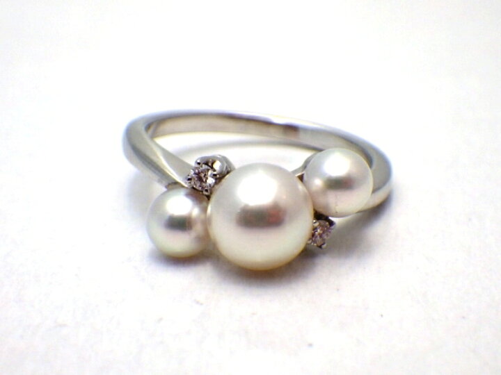 楽天市場】MIKIMOTO ミキモト パールデザインリング PR-829U アコヤ  