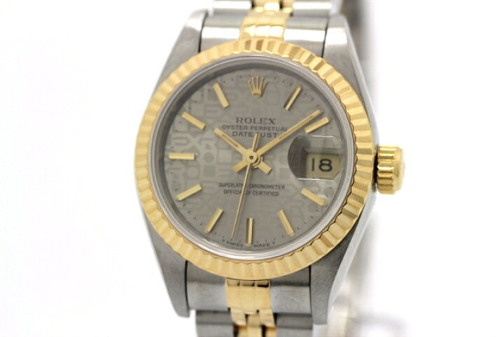 楽天市場】【送料無料】ROLEX ロレックス デイトジャスト 69173 グレー  