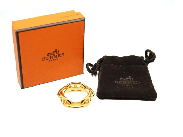 楽天市場】HERMES エルメス シェーヌダンクル スカーフリング  