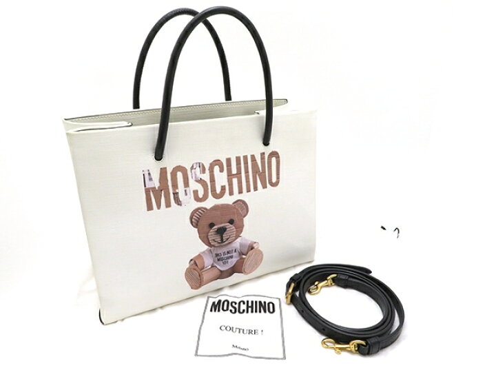 楽天市場】MOSCHINO モスキーノ バッグ トートバッグ 2way テディベア 