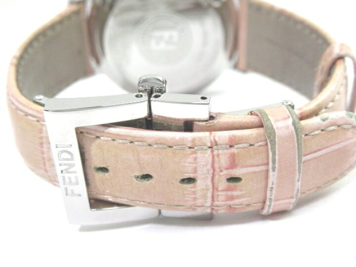 楽天市場】FENDI フェンディ オロロギ ズッカ クロノグラフ ピンク  