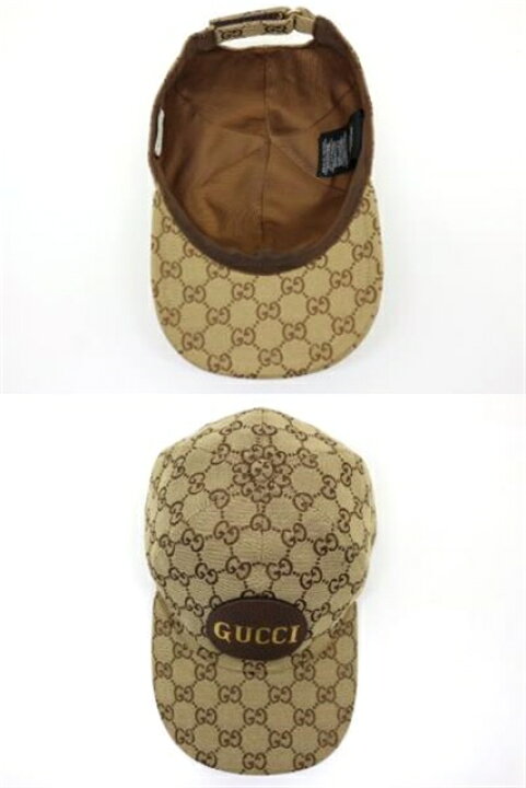 楽天市場】GUCCI グッチ ベースボールキャップ GGキャンバス XLサイズ 