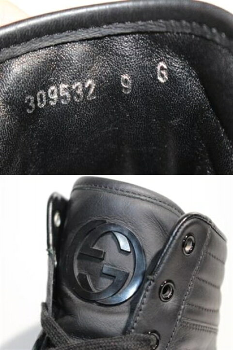 楽天市場】GUCCI グッチ ハイカットスニーカー 309532 メンズ9 約28cm 