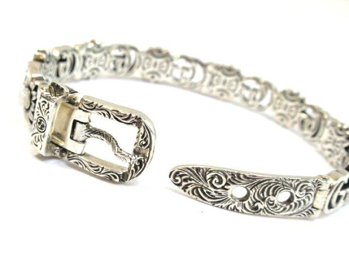 楽天市場】【送料無料】GUCCI グッチ ダブルGフラワーブレスレット SV  