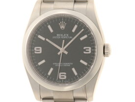 ROLEX ロレックス オイスター パーペチュアル36 日本限定 116000 腕時計 ステンレススチール ブラック369文字盤 自動巻き メンズ 2008年正規品【中古】472
