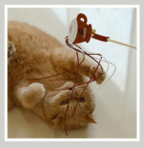 猫じゃらし ペットおもちゃ 猫 玩具 ネコオリジナル 魔法の杖型 ロングフリンジ 耐噛み性 自遊び可能 業務用