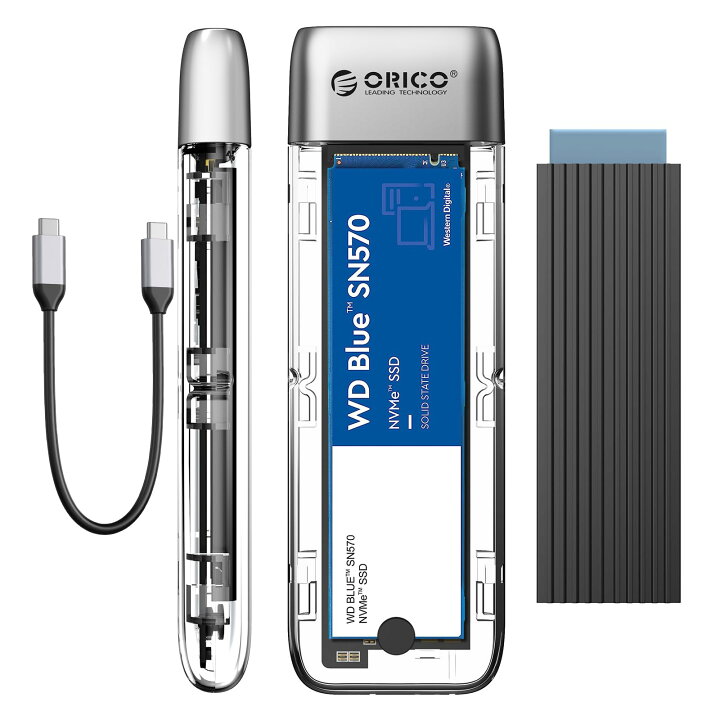 楽天市場】ORICO M.2 SSD 外付けケース 40Gbps 工具不要最新 USB4 NVMe 
