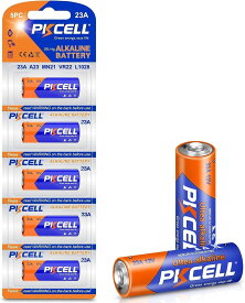 PKCELL 12Vアルカリ電池 23A 23AE/LRV08/A23/V23GA/MN21互換 5本入