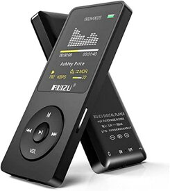 RUIZU MP3プレーヤー Bluetooth対応 8GB ウォークマン HiFiロスレスデジタルミュージックプレーヤー 音楽プレイヤー ポータブル デジタルオーディオプレーヤー 長時間バッテリー寿命 FMラジオ 音声録音 言語学習 歩数計 電子書籍 写真閲覧 80時間再生 Micro SDカード最大