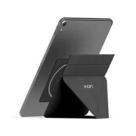 MOFT X iPadスタンド タブレットスタンド [アップグレード版/マグネット式] 9.7インチ/10.2インチ/10.5インチ/12.9インチに対応 極薄 超軽量 折りたたみ 角度調整可能 収納便利 持ち運び便利 (ブラック)
