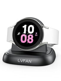 LVFAN Galaxy Watch用 充電器 充電スタンド Galaxy Watch4 5用 充電器 スマートウォッチ 充電ケーブル ギャラクシー 急速充電 磁気 Samsung Galaxy Watch 6/6 Classic/5/5Pro/4/3, Active 2/1対応 ブラック