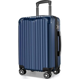 [VARNIC] スーツケース キャリーバッグ キャリーケース 機内持込 超軽量 大型 静音 ダブルキャスター 耐衝撃 360度回転 TSAローク搭載 ファスナー式 旅行 ビジネス 出張 (M サイズ(65L), 銀)