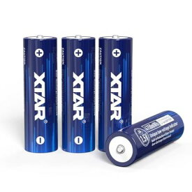XTAR 1.5V充電池 4150mWh 単3形 リチウム電池4本 【LED充電インジケータ付き】