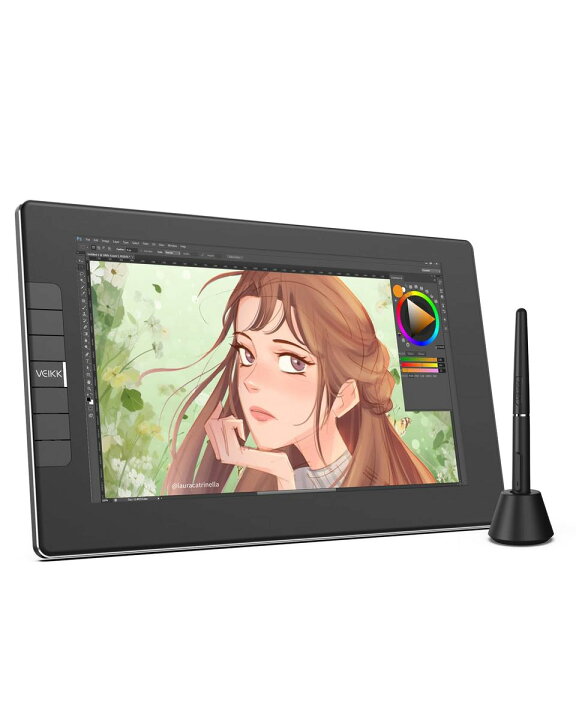 楽天市場】VEIKK 液タブ 11.6インチ 液晶タブレット 筆圧8192 傾き検知 