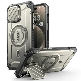 SUPCASE iPhone 15 Pro Max ケース 6.7インチ 2023 カバー MagSafe対応 カメラレンズ保護 スタンド機能 米軍MIL規格取得 衝撃吸収 四角強化 アウトドア用 UBMagXTシリーズ
