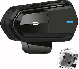 LYANGET バイク インカム【2023年革新モデル】ヘルメット スピーカー Bluetooth インカムバイク用 HIFI音質 IPX 65防水 音声コマンド対応 自動通話応答 バイク用通信機器 タイプC端子 技適認証済み 1人用 black