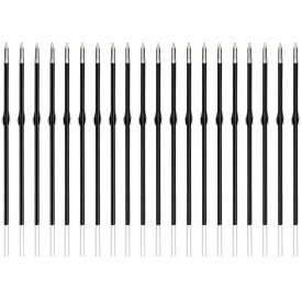 LIANHATA ボールペン 替え芯 20個 詰め替えインク 替芯 1.0mm ソフトタッチクリックスタイラスペン カスタムボールペン (黒)