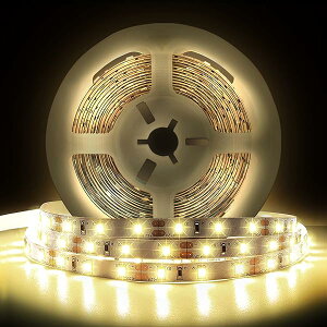 LEDテープライト ストリップ ライト イルミネーションライト 無段階調光 led テープライト 電球色 非防水 人感 明暗 センサー付き 間接照明 正面発光 切断可能 両面テープ 取付簡単 USB給電式