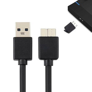 USB-AIX to microBIX n[hfBXNP[u usb microb P[u USB3.0P[u microBP[u f[^] OtHDD/SSD/n[hhCu/HDJȂǑΉ ubN(50cm)